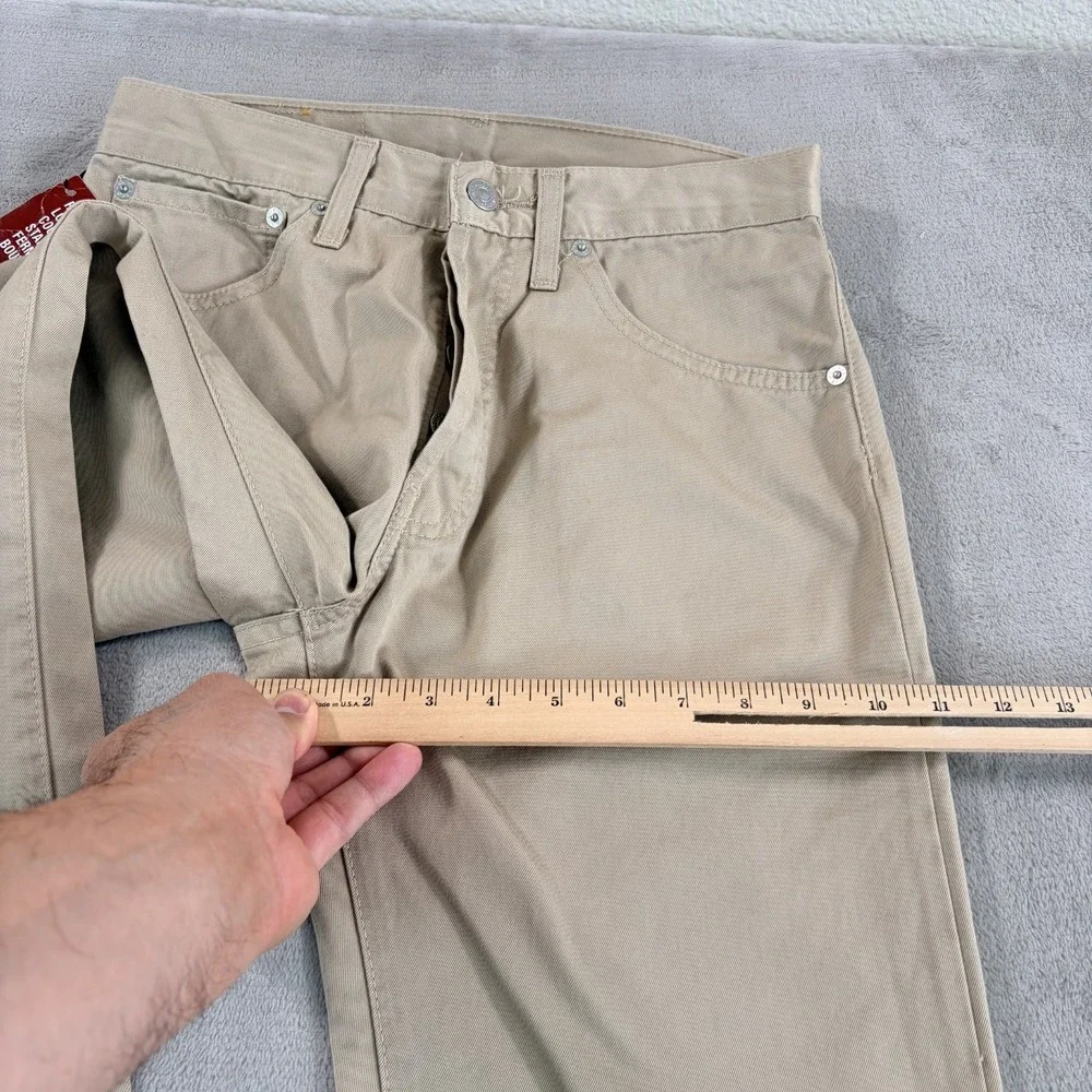 Vintage Levis 551 Red Tab Jeans Denim‎ Pants in Beige Men 28x32 (Tag 29x32) NWT